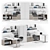 Canvas Private Office: Stylish and Functional Workspace 3D model small image 1