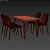 Elegant Eddie 5-Piece Dining Set 3D model small image 3