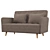 Elegant Comfort: Schlafsofa Kourtney 3D model small image 1