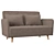 Elegant Comfort: Schlafsofa Kourtney 3D model small image 2