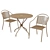 Gwyn 3-Piece Dining Set - Elegant and Compact 3D model small image 2