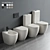 Ceramica Cielo Smile WC - Stylish and Compact 3D model small image 1