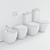 Ceramica Cielo Smile WC - Stylish and Compact 3D model small image 3