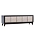 Modern Glass TV Stand 3D model small image 1