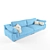 Majestic Mozart Sofa: Timeless Elegance 3D model small image 2