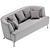 Luxe Lyon Sofa: Stylish Comfort for Your Home  3D model small image 3