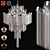 Exquisite Terzani Stream Chandelier 3D model small image 1