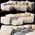 Modular Sofa Bonaldo PB: Contemporary Design, Customizable 3D model small image 1