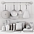 Kitchen Delights: Stylish Decor Set 3D model small image 2