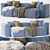 Modular Sofa Bonaldo: Stylish and Versatile 3D model small image 1