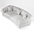 Mantellassi Audrey: Elegant 3 Seater Sofa 3D model small image 2