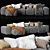 Modular Designer Sofa by Bonaldo 3D model small image 1