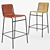 September Bar Stool: Stylish & Versatile seating 3D model small image 1