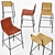 September Bar Stool: Stylish & Versatile seating 3D model small image 3