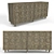 Sophisticated Alhambra Credenza: Exquisite Design & Craftsmanship 3D model small image 1