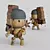 StrandFig: Wooden Action Figurine - DeadStranding 3D model small image 1