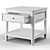 Contemporary Carlyle Dark Brown End Table 3D model small image 3