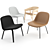 Modern Lounge Chairs Collection by Muuto 3D model small image 2