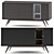 Ditre Italia Fred: Stylish Sideboard Solution 3D model small image 1