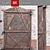 Vintage Metal Wall Door 3D model small image 1