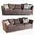 Spacious Victory Sofa: Perfect for Living Rooms and Home Theaters 3D model small image 1