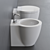 Ceramica Cielo Easy Evo WC: Modern Ceramic Toilet 3D model small image 2