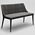 Hazil Bench Seat: Comfortable and Stylish 3D model small image 1