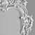 Elegant Antique-style Mirror 3D model small image 3