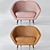 Elegant Leather Armchair: Max/Vray/Corona 3D model small image 2