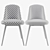 Elegant Fabric Cushion Dining Chair 3D model small image 2