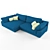 Title: Modern Mozart Corner Sofa 3D model small image 3
