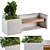Garden Oasis Bench with Planter 3D model small image 1