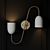 Arredoluce Vintage Wall Sconces 3D model small image 3