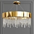 Modern Mondrian Suspension Light 3D model small image 2