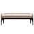 Title: Gorsia Buda Bed Bench: Sleek and Stylish Seating Solution 3D model small image 2