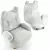 Papa Bear Designer Armchair - Exquisite Comfort 3D model small image 1