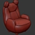 Papa Bear Designer Armchair - Exquisite Comfort 3D model small image 5