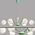 Modern Stilnovo Chandelier: Timeless Elegance 3D model small image 1