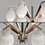 Sleek Stilnovo Chandelier 3D model small image 2