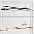 Doveton 5-Light LED Geometric Chandelier 3D model small image 1