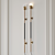 Elegant Leather-Wrapped Wall Sconce 3D model small image 1