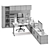 Modernize Your Office with Herman Miller Canvas 3D model small image 3