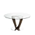 Sleek Mobius Dining Table 3D model small image 3