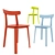 Elegant All Plastic Chair 3D model small image 1