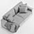 Inflatable Air Sofa 3D model small image 3