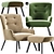 Shangri-La Milla Armchair Set 3D model small image 2