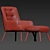 Shangri-La Milla Armchair Set 3D model small image 3