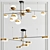 Modern Luxe LED Chandelier - 2 Styles 3D model small image 1
