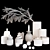 16-Piece Decor Set: Exclusively Made with CORONA! 3D model small image 2