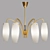 Vintage Brass Chandelier 3D model small image 1